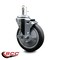 Service Caster FG9T4200BLA FG9T4300BLA FG9T4400BLA Rubbermaid Mobile Shelf Replacement Caster RUB-SCC-GR20S514-TPRB-TLB-716138 - alternate 4